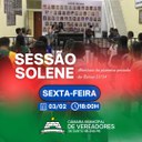 A Câmara Municipal de Santa Helena realizará Sessão Solene na próxima sexta 03/02. A Câmara Municipal de Santa Helena realizará Sessão Solene na próxima sexta 03/02.