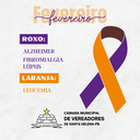 Fevereiro Laranja e Roxo. Fevereiro Laranja e Roxo.