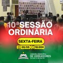 Ontem, 05 de maio aconteceu a 10ª Sessão Ordinária. Ontem, 05 de maio aconteceu a 10ª Sessão Ordinária.